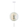 Children's pendant light on cord HOOPS 1xE27/20W/230V Ø 27 cm multicolored
