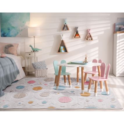 Children's rug PIAR 160x230 cm multicolored/polka dots