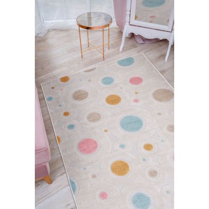 Children's rug PIAR 160x230 cm multicolored/polka dots