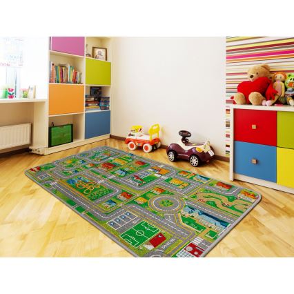 Children's rug PLAYTOWN 200x280 cm multicolored/city