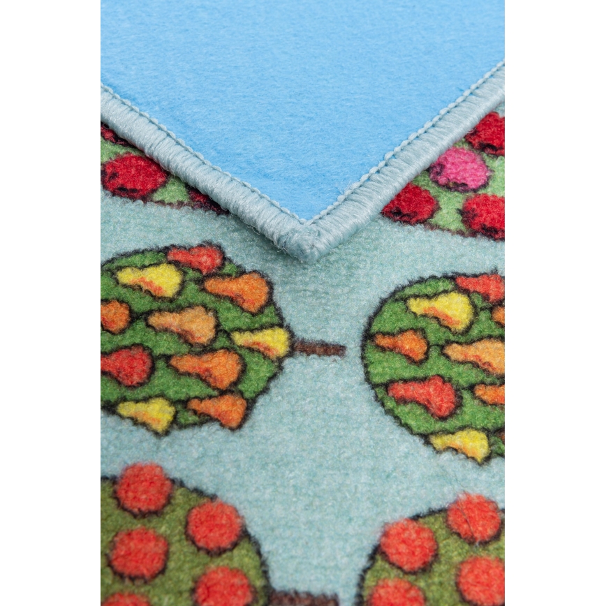 Children's rug STELLA STREETS 100x150 cm turquoise/city