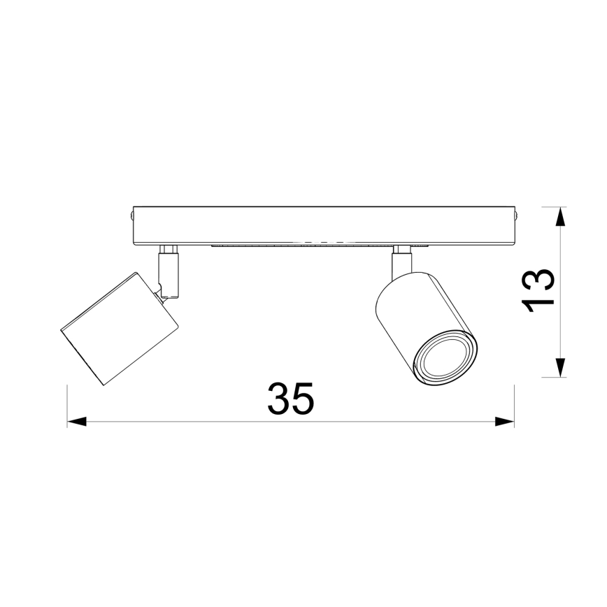 Children's spotlight FUN 3xGU10/8W/230V grey/car