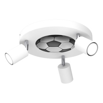 Children's spotlight FUN 3xGU10/8W/230V white/ball