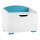 Children's storage container PABIS 50x60 cm white/blue