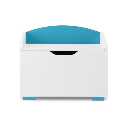 Children's storage container PABIS 50x60 cm white/blue