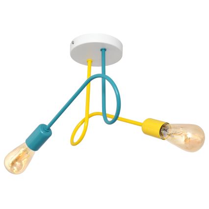 Children's surface-mounted chandelier OXFORD 2xE27/15W/230V