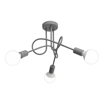 Children's surface-mounted chandelier OXFORD 3xE27/15W/230V