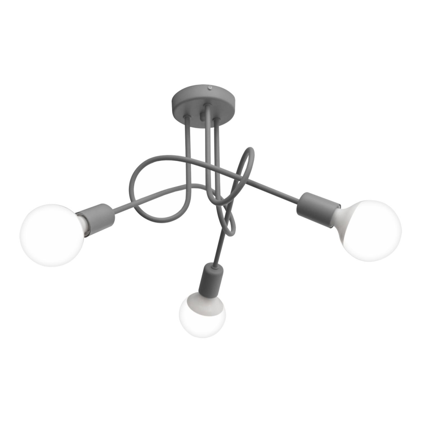 Children's surface-mounted chandelier OXFORD 3xE27/15W/230V