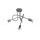 Children's surface-mounted chandelier OXFORD 3xE27/15W/230V