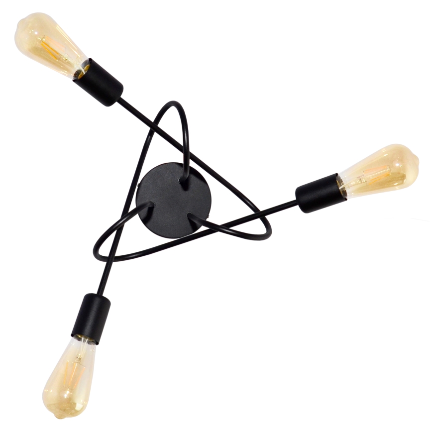 Children's surface-mounted chandelier OXFORD 3xE27/15W/230V