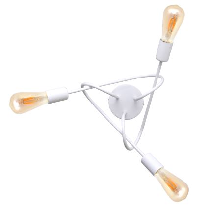 Children's surface-mounted chandelier OXFORD 3xE27/15W/230V white