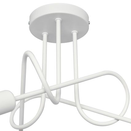 Children's surface-mounted chandelier OXFORD 3xE27/15W/230V white