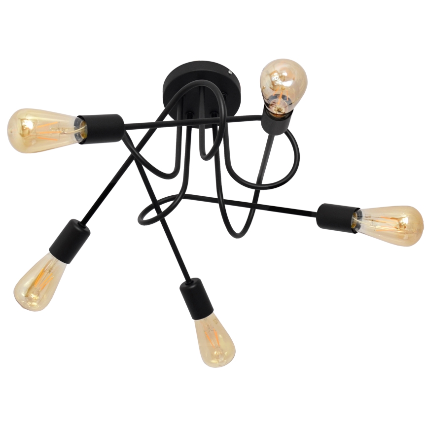 Children's surface-mounted chandelier OXFORD 5xE27/15W/230V