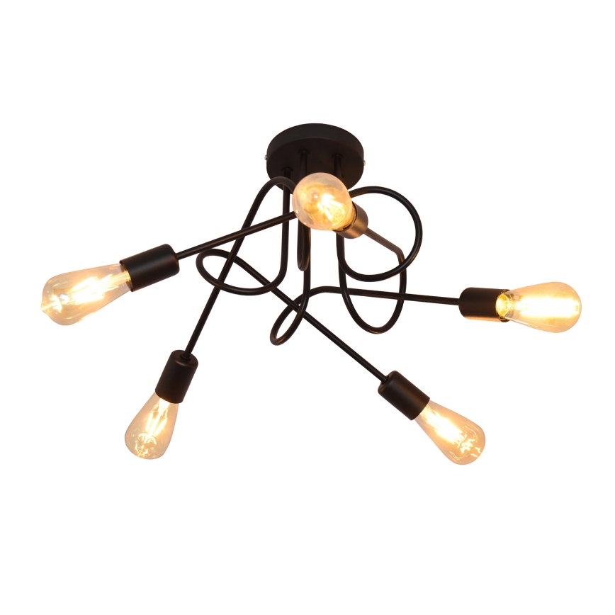Children's surface-mounted chandelier OXFORD 5xE27/15W/230V
