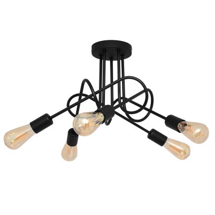 Children's surface-mounted chandelier OXFORD 5xE27/15W/230V