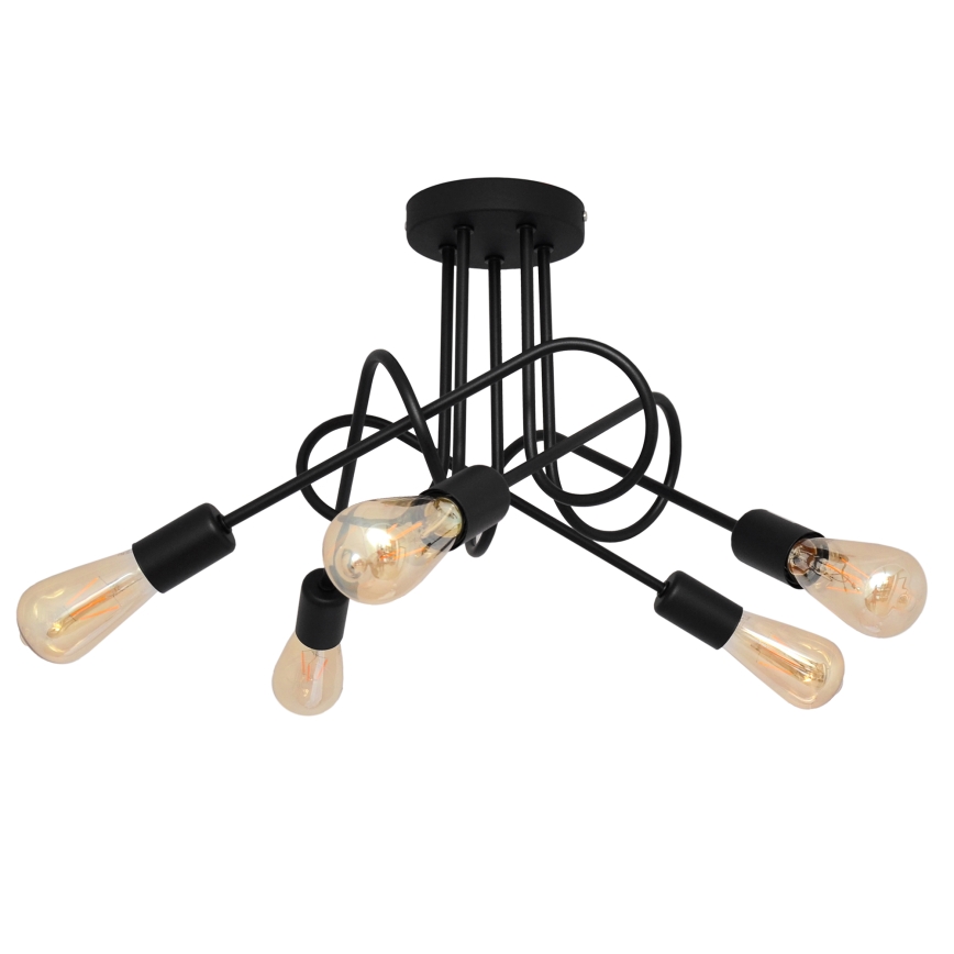 Children's surface-mounted chandelier OXFORD 5xE27/15W/230V