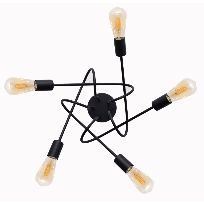 Children's surface-mounted chandelier OXFORD 5xE27/15W/230V
