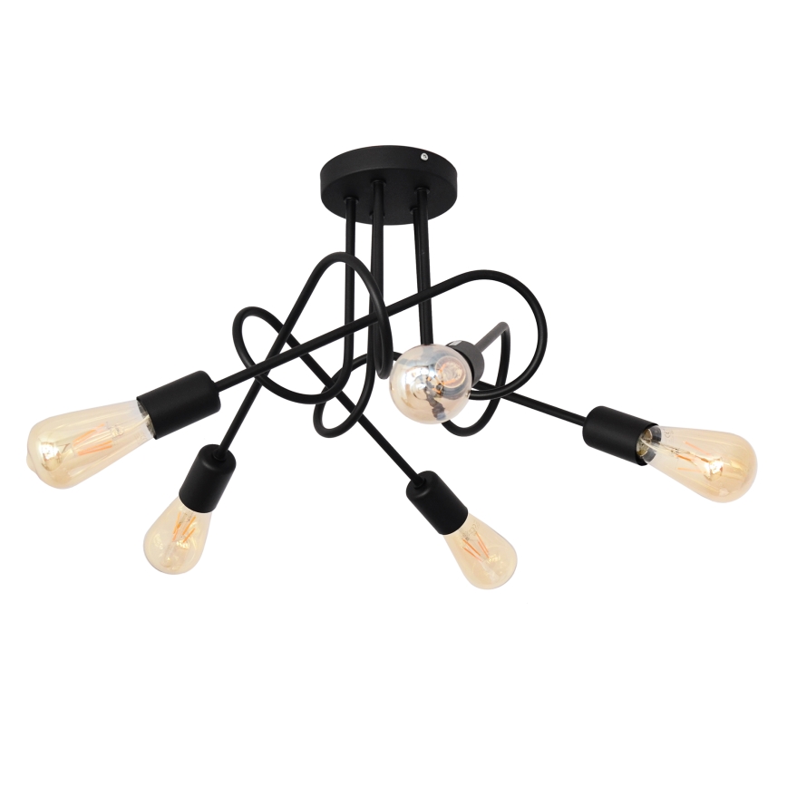 Children's surface-mounted chandelier OXFORD 5xE27/15W/230V