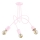 Children's surface-mounted chandelier TANGO 3xE27/60W/230V pink