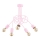 Children's surface-mounted chandelier TANGO 5xE27/60W/230V pink
