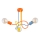 Children's surface-mounted chandelier WINGO 3xE27/15W/230V colorful