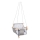 Children's textile swing SELALE white/grey
