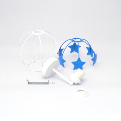 Children's wall lamp STARS 1xE27/15W/230V blue/white