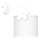 Children's wall lamp SWEET 1xE27/15W/230V white/butterfly