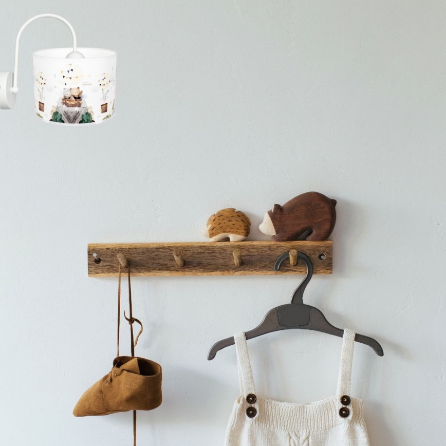Children's wall light BEARS 1xE27/60W/230V