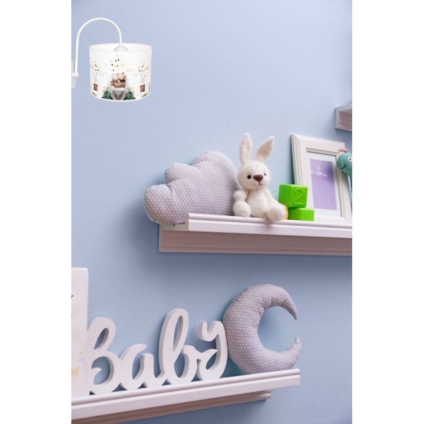 Children's wall light BEARS 1xE27/60W/230V