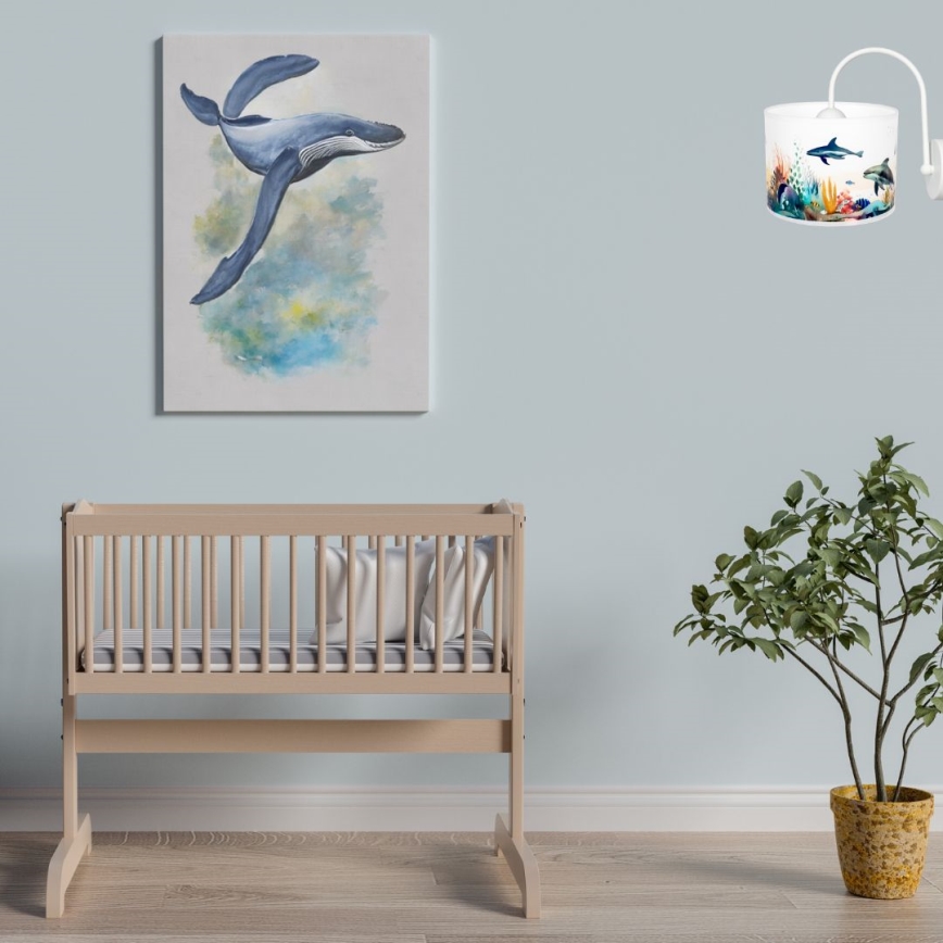 Children's wall light OCEAN 1xE27/60W/230V