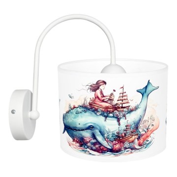 Children's wall light OCEAN 1xE27/60W/230V