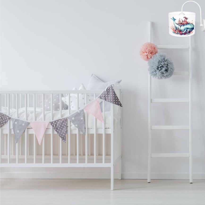 Children's wall light OCEAN 1xE27/60W/230V