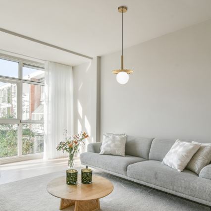 CHITA Cable-Hung Chandelier 1xG9/5W/230V, Gold