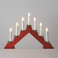 Christmas candlestick FILAMENT 7xE10/0,2W/230V