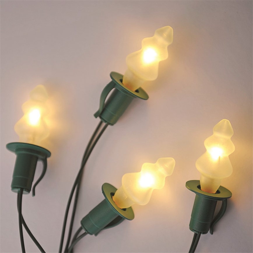Christmas chain TREE 12xE10/20V/230V white
