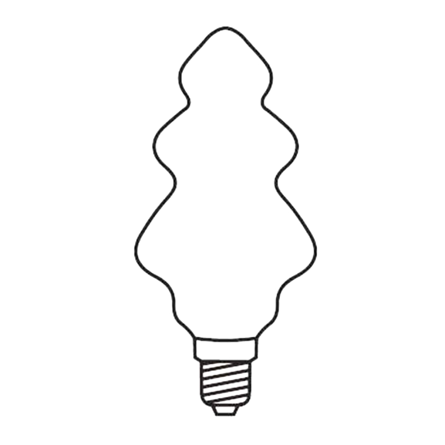 Christmas chain TREE 12xE10/20V/230V white