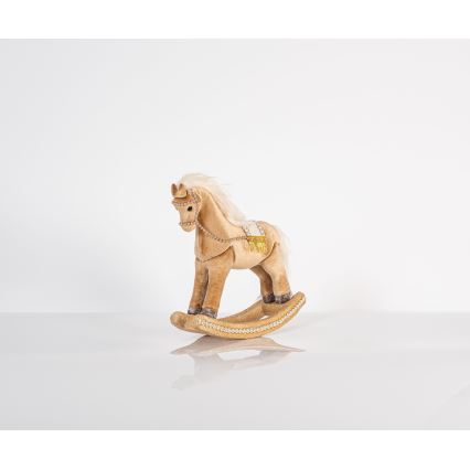 Christmas decoration 31 cm rocking horse