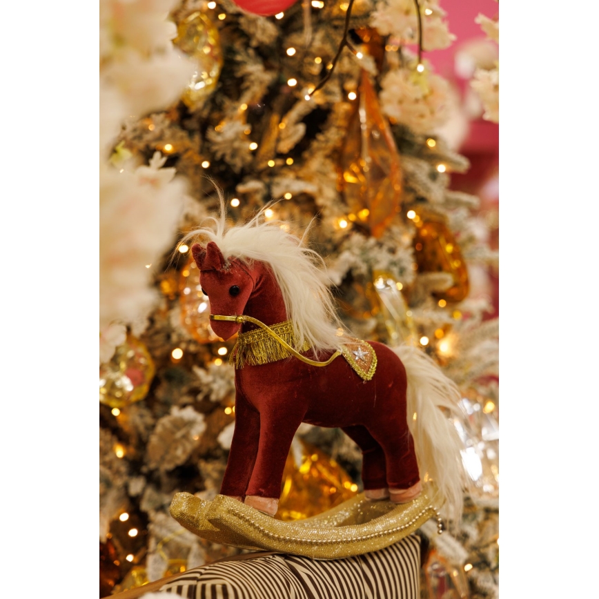 Christmas decoration 31 cm rocking horse