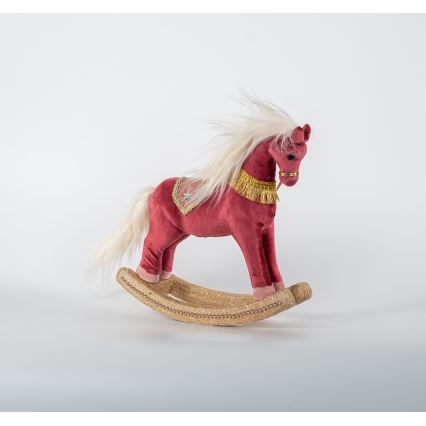 Christmas decoration 31 cm rocking horse