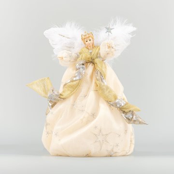 Christmas decoration 41 cm angel gold
