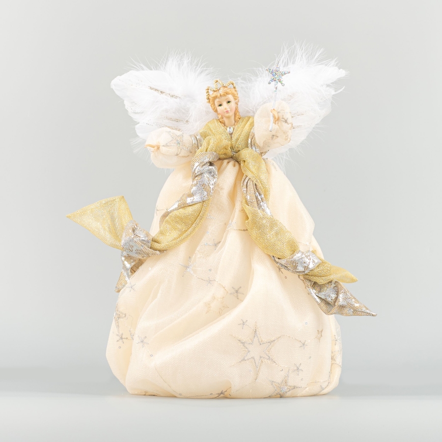 Christmas decoration 41 cm angel gold