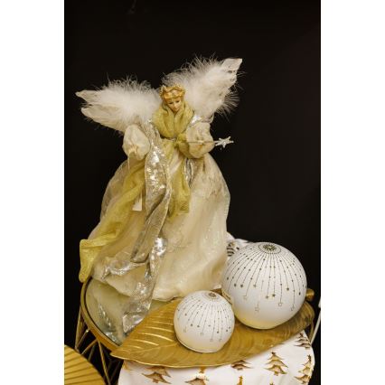 Christmas decoration 41 cm angel gold