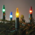 Christmas string lights ASTERIA 16xE10 13,5m multicolor, Made in the Czech Republic