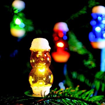 Christmas string lights FIGURINE 12xE10/10,7m, Made in the Czech Republic