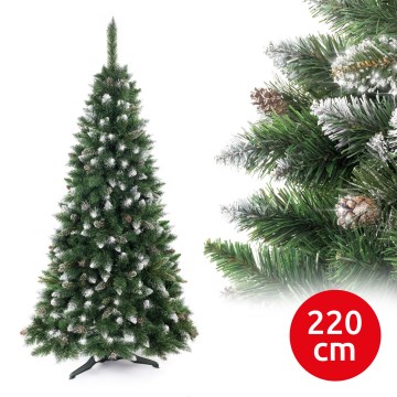 Christmas tree CRISTAL SILVER 220 cm pine