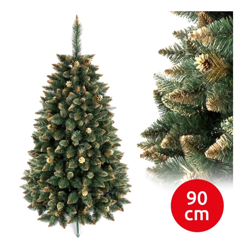 Christmas tree GOLD 90 cm pine