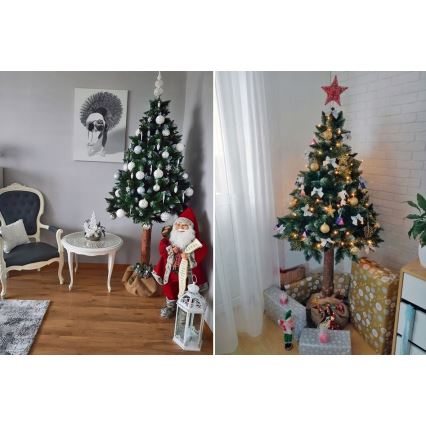 Christmas tree on a trunk 220 cm pine