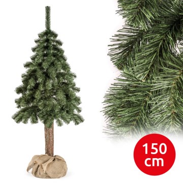 Christmas tree on a trunk NATURAL 150 cm fir