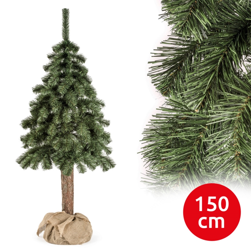 Christmas tree on a trunk NATURAL 150 cm fir